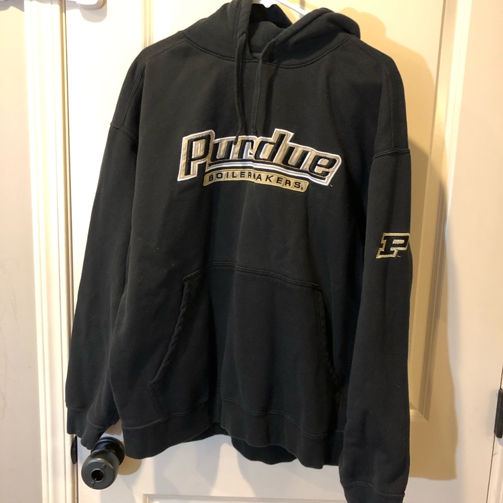 Purdue Boilermakers 2xl xxl Black Sweatshirt